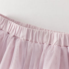 Dave&Bella Toddler Girls Purple Pink Floral Print Chinese-style Turtle Top Mesh Skirt Suits