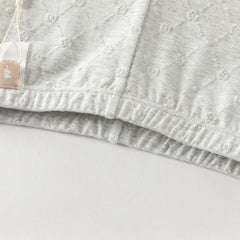 Dave&Bella Toddler Girls Light Grey/Apricot Cute Rabbit Versatile Slim Leggings