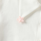 Dave&Bella Toddler Girls White Fashion Turndown-collar Comfortable Cotton Casual Shirts