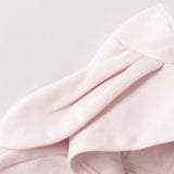 Dave&Bella Toddler Girls Sweet Peach Pink Hooded Rabbit-shaped Top Pant Suits