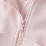 Dave&Bella Toddler Girls Sweet Peach Pink Hooded Rabbit-shaped Top Pant Suits