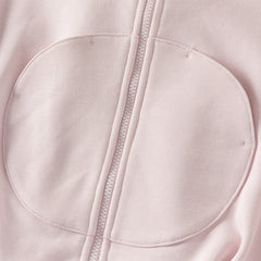 Dave&Bella Toddler Girls Sweet Peach Pink Hooded Rabbit-shaped Top Pant Suits