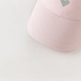 Dave&Bella Toddler Girls Cute Cat-shaped Pink Breathable Cotton Baseball Caps