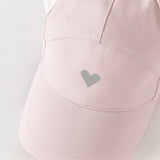 Dave&Bella Toddler Girls Cute Cat-shaped Pink Breathable Cotton Baseball Caps