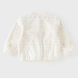 Dave&Bella Toddler Girls Floral Sweet Fleece Soft Warm Comfortable Coats