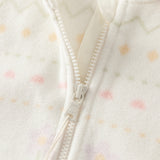 Dave&Bella Toddler Girls Floral Sweet Fleece Soft Warm Comfortable Coats