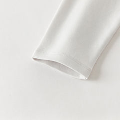 Dave&Bella Toddler Girls Pink Cute Print Lightweight Cotton Long Sleeve T-shirts