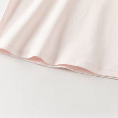 Dave&Bella Toddler Girls Pink Cute Print Lightweight Cotton Long Sleeve T-shirts