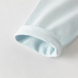 Dave&Bella Toddler Girls Cute Light Blue Breathable Cotton T-shirt Tops