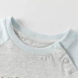 Dave&Bella Toddler Girls Cute Light Blue Breathable Cotton T-shirt Tops