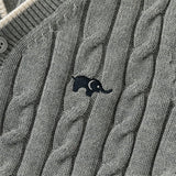 Dave&Bella Kids Boys Grey/Beige Breathable Cotton Sweater Cardigans