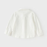 Dave&Bella Toddler Boys Formal White Cotton Shirt Tops