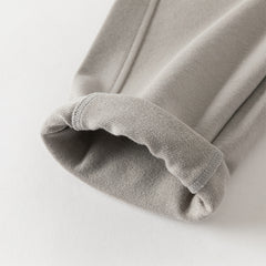 Dave&Bella Toddler Boys Casual Grey Straight-leg Wide Pants