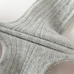 Dave&Bella Kids Girls Grey/Beige Slim Stretchable Footless Tights Leggings