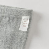 Dave&Bella Kids Girls Grey/Beige Slim Stretchable Footless Leggings