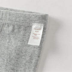 Dave&Bella Kids Girls Grey/Beige Slim Stretchable Footless Tights Leggings