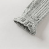 Dave&Bella Kids Girls Grey/Beige Slim Stretchable Footless Leggings