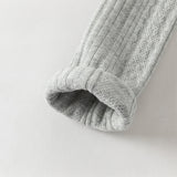 Dave&Bella Kids Girls Grey/Beige Slim Stretchable Footless Leggings