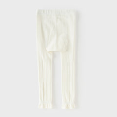 Dave&Bella Kids Girls Grey/Beige Slim Stretchable Footless Tights Leggings