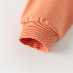 Dave&Bella Toddler Boys Blue Long Sleeve Hooded Sweatshirts