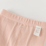 Dave&Bella Kids Girls Sweet White/Pink Flower Stretchable Slim Leggings