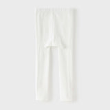 Dave&Bella Kids Girls Sweet White/Pink Flower Stretchable Slim Leggings