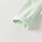 Dave&Bella Baby Girls/Boys Summer Green/Light Pink Breathable Cotton Soft Rompers
