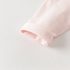 Dave&Bella Baby Girls/Boys Summer Green/Light Pink Breathable Cotton Soft Rompers