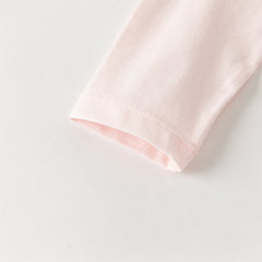 Dave&Bella Baby Girls/Boys Summer Green/Light Pink Breathable Cotton Soft Rompers