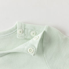 Dave&Bella Baby Girls/Boys Summer Green/Light Pink Breathable Cotton Soft Rompers