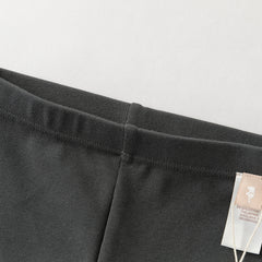 Dave&Bella Toddler Girls Purple/Grey Cute Bow Tie Soft Legging Pants
