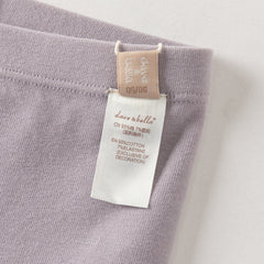 Dave&Bella Toddler Girls Purple/Grey Cute Bow Tie Soft Legging Pants