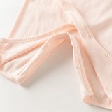 Dave&Bella Baby Girls/Boys Pink/Blue Cute Animals Cozy Cotton Rompers