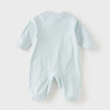 Dave&Bella Baby Girls/Boys Pink/Blue Cute Animals Cozy Cotton Rompers