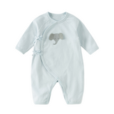 Dave&Bella Baby Girls/Boys Pink/Blue Cute Animals Cozy Cotton Rompers