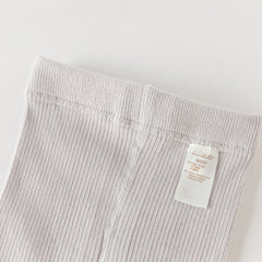 Dave&Bella Kids Girls Light Purple/Grey Stretchable Footed Tights Leggings