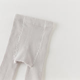 Dave&Bella Kids Girls Light Purple/Grey Stretchable Footed Tights