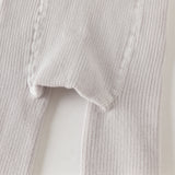 Dave&Bella Kids Girls Light Purple/Grey Stretchable Footed Tights