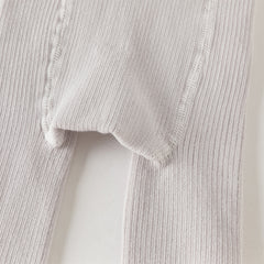Dave&Bella Kids Girls Light Purple/Grey Stretchable Footed Tights Leggings