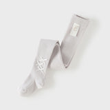 Dave&Bella Kids Girls Light Purple/Grey Stretchable Footed Tights
