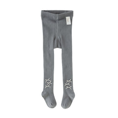 Dave&Bella Kids Girls Light Purple/Grey Stretchable Footed Tights Leggings