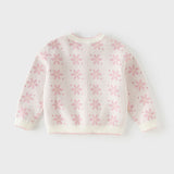 Dave&Bella Toddler Girls Sweet Purple Pink Lightweight Cotton Sweater Cardigans