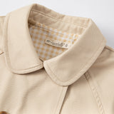 Dave&Bella Toddler Girls Elegant Khaki Long Sleeve A-line Mesh Dress-style Jackets