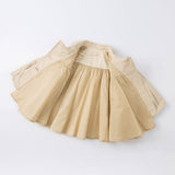 Dave&Bella Toddler Girls Elegant Khaki Long Sleeve A-line Mesh Dress-style Jackets