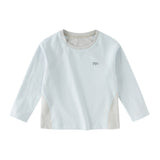 Dave&Bella Kids Boys/Girls Light Blue/Pink Classic Long Sleeve Comfortable T-shirt Tops