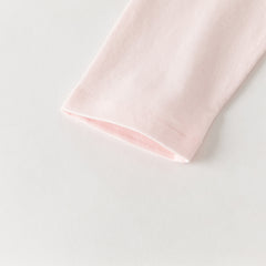 Dave&Bella Kids Boys/Girls Light Blue/Pink Classic Long Sleeve Comfortable T-shirt Tops