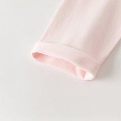 Dave&Bella Kids Boys/Girls Light Blue/Pink Classic Long Sleeve Comfortable T-shirt Tops