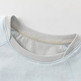 Dave&Bella Kids Boys/Girls Light Blue/Pink Classic Long Sleeve Comfortable T-shirt Tops