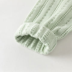 Dave&Bella Toddler Girls Cute Green Versatile Mesh Sweater Cardigans