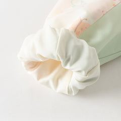 Dave&Bella Toddler Girls Orange/Pink Cute Print Outwear Waterproof Hooded Jacket